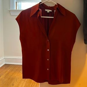 XXS silk shirt from Vince.